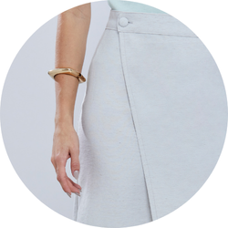 02 saia feminina transpassada cinza