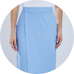 02 saia feminina transpassada azul