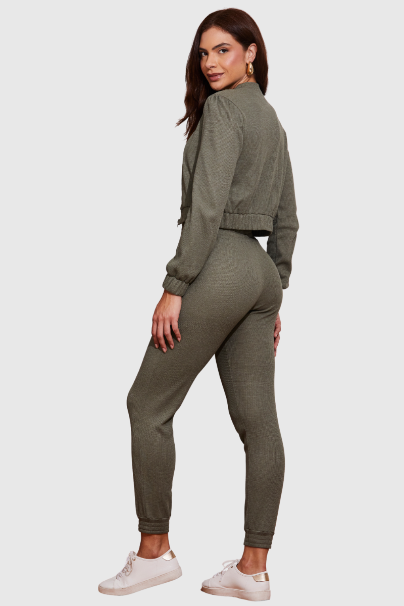 Jaqueta Feminina Moscou - Verde Musgo - Amora Café