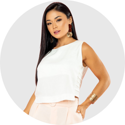 01 blusa feminina nervuras azul claro