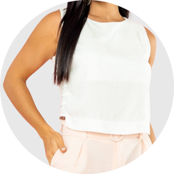 02 blusa feminina nervuras azul claro