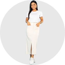 01 saia feminina com botoes off white