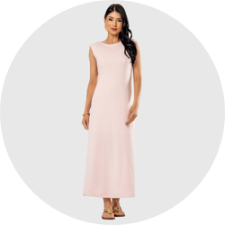 01 vestido feminino regata rosa claro