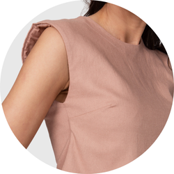 01 regata feminina linho marrom