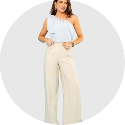 02 calca feminina alfaiataria wide leg nude