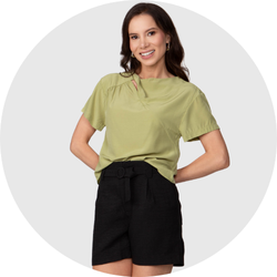 02 blusa feminina com manga verde