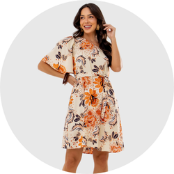 01 vestido feminino curto estampado preto