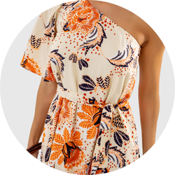 02 vestido feminino curto estampado preto