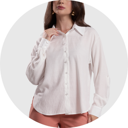 06 camisa feminina martingale off white